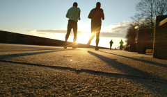 corriendo juntos
