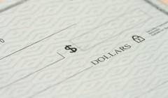 un cheque en blanco